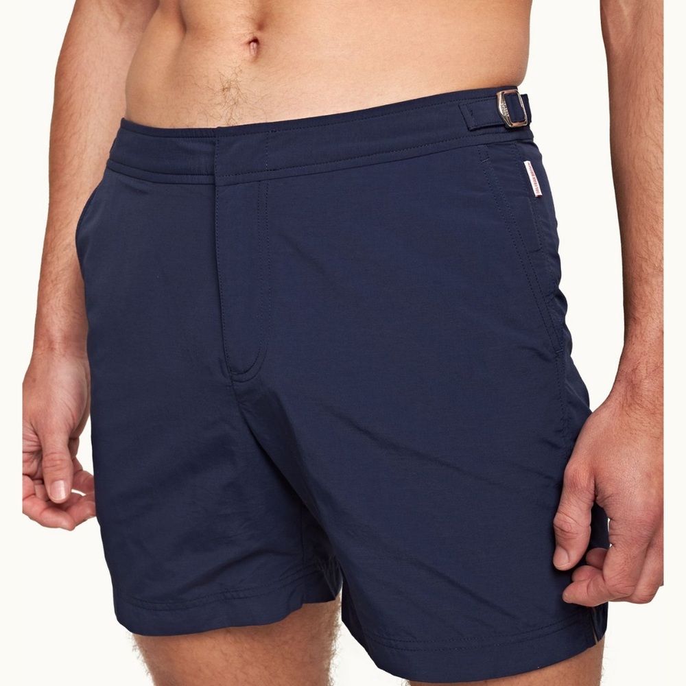 Orlebar Brown Navy Swim Shorts, Sz 30